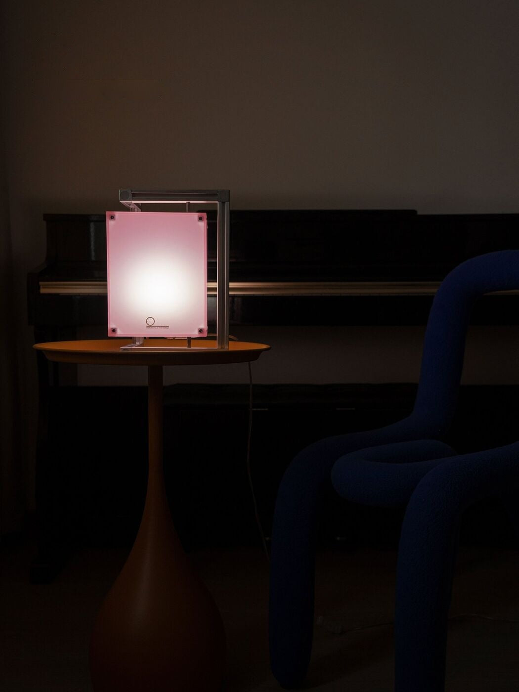 Cube Lamp, Pink